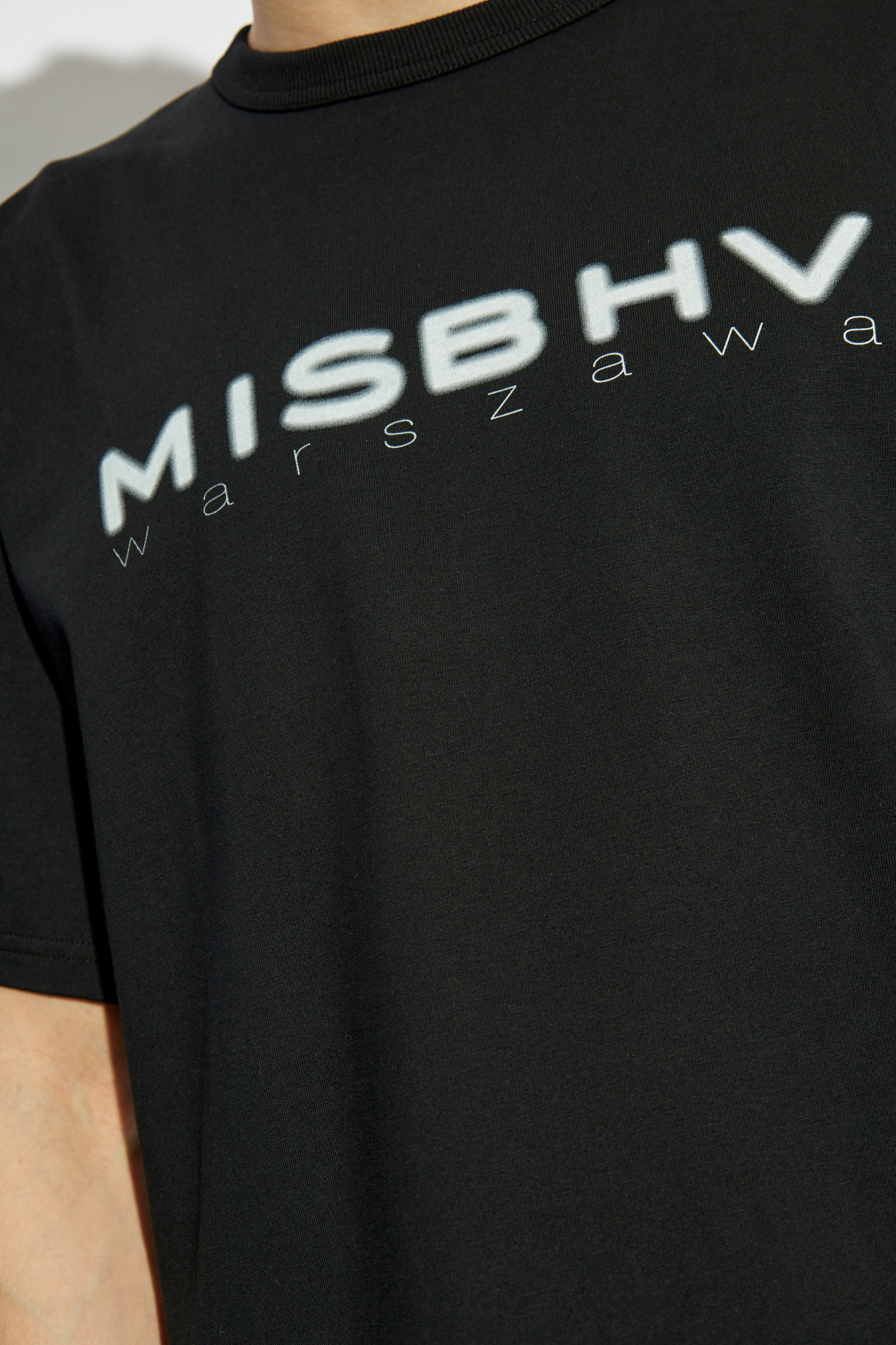 Tシャツ・カットソー MISBHV Men T-shirt Black 250M152 BLACK WHIT Black Sport T-Shirt by MISBHV on Sale